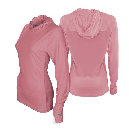 MOBILE COOLING Woman's Drirelease Mobile Cooling Hoodie, Plum, XS MCWT03380121